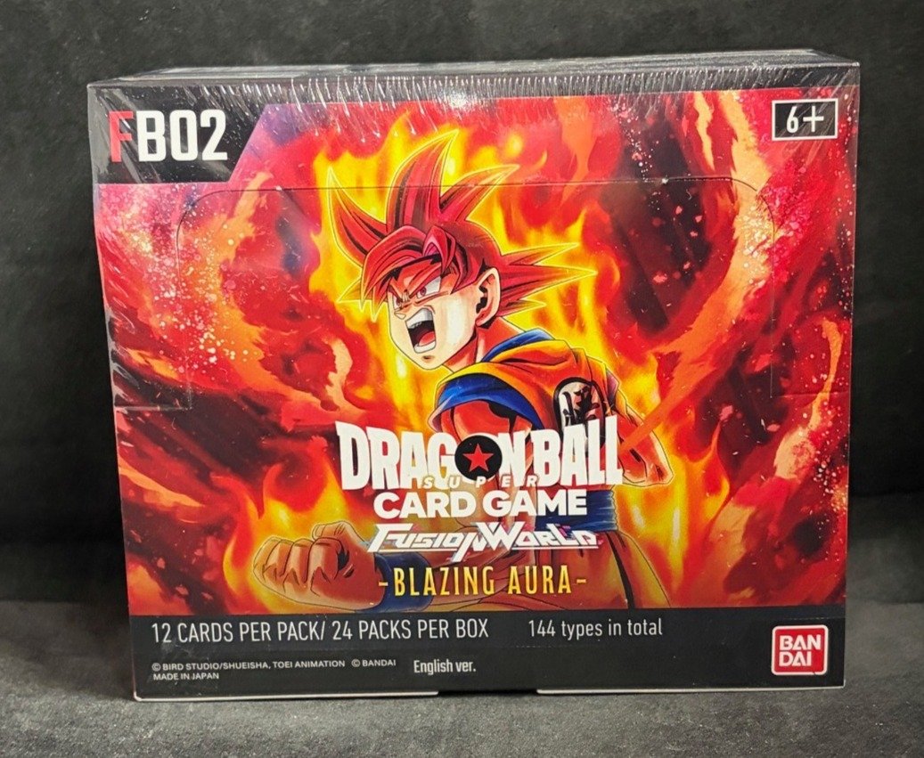 Dragon Ball Super Card Game Fusion World FB02 Blazing Aura (English Booster Box & Case)