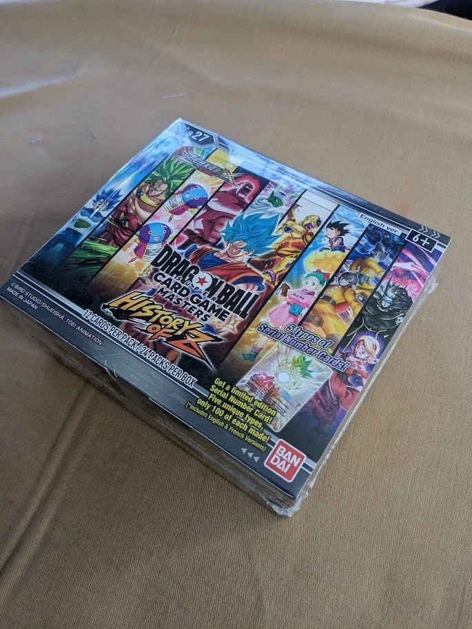 Dragon Ball Super Card Game Fusion World HZ01 History of Z (English Booster Box & Case)