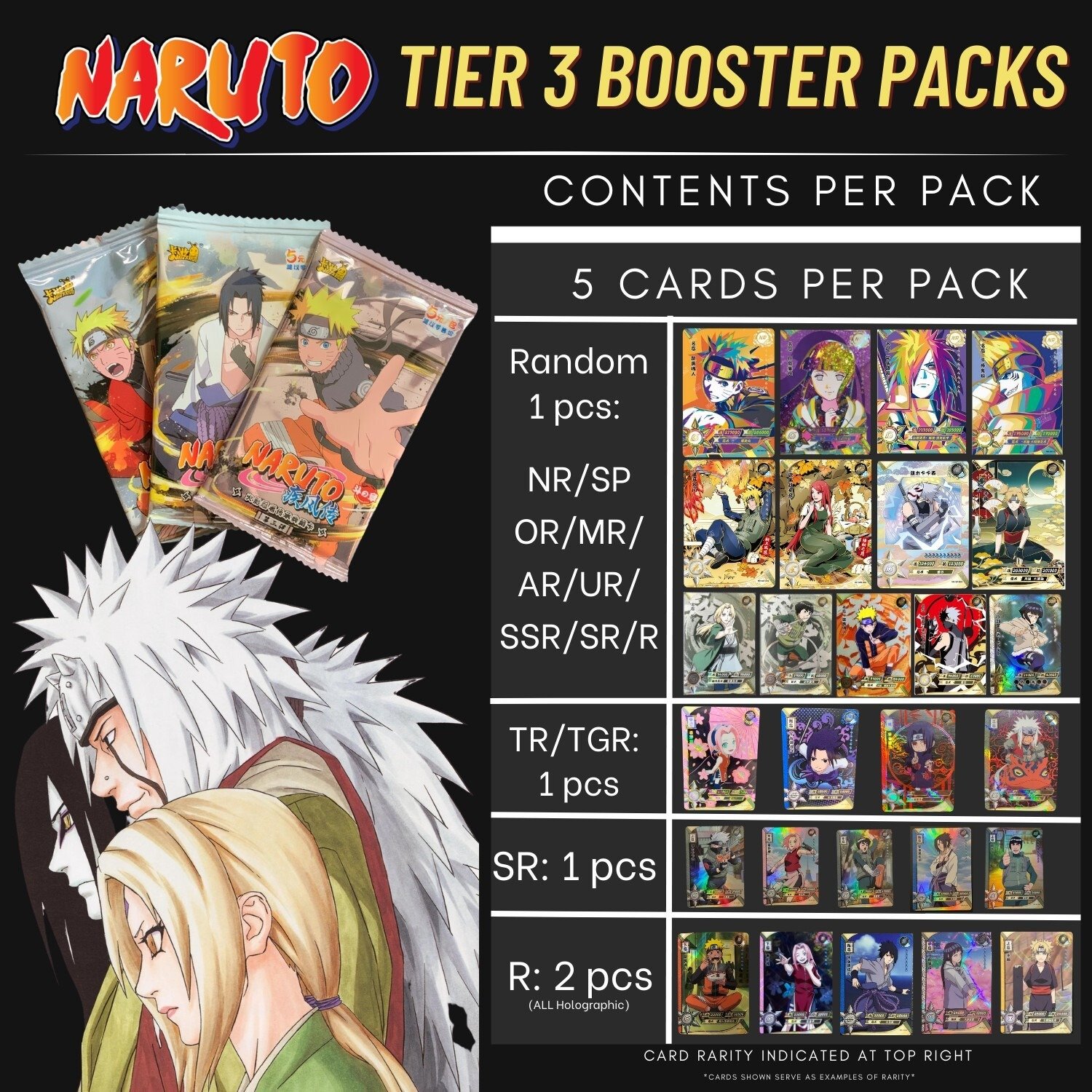 Naruto Kayou T3W1 Chapter of Fighting (Chinese Booster Box & Case) - Image 3